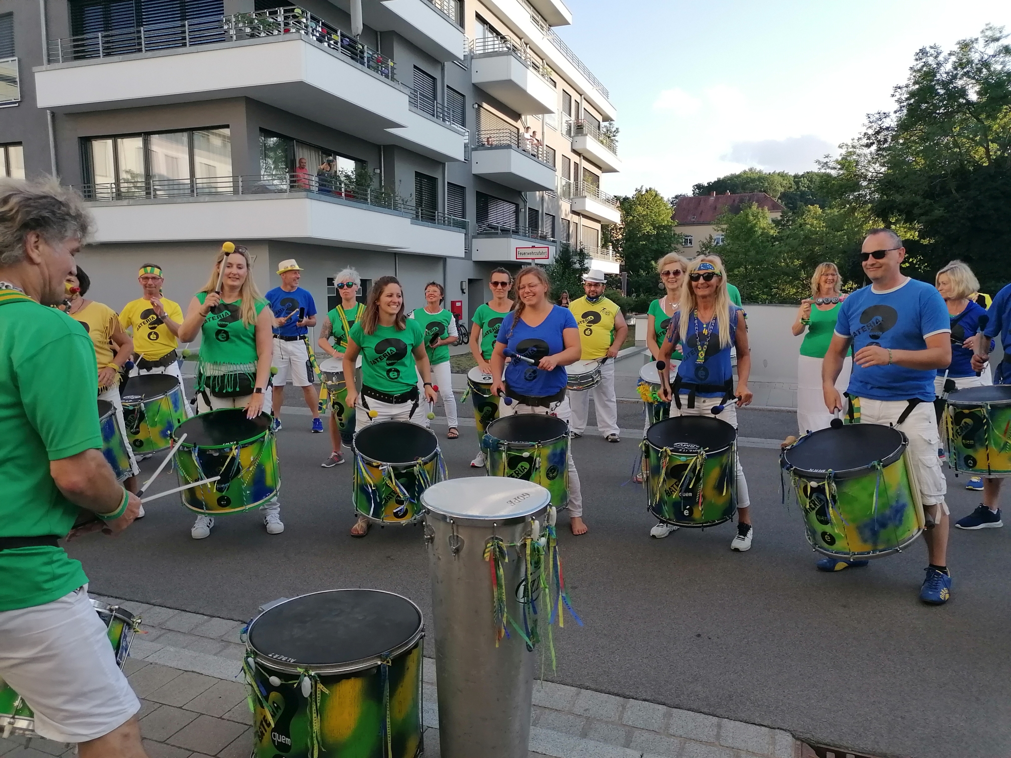 Geburtstagsfeier auf der Erba-Insel in Gaustadt am 31.07.